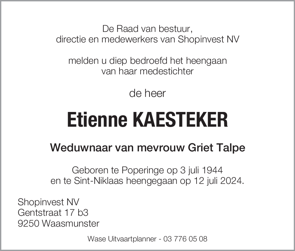 Etienne Kaesteker