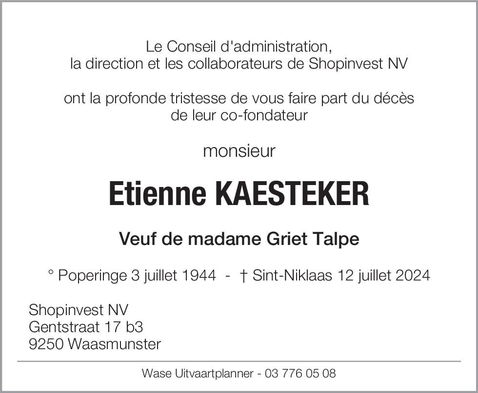 Etienne Kaesteker
