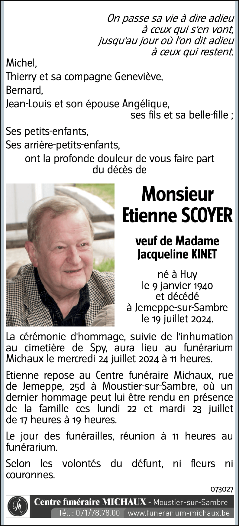 Etienne SCOYER