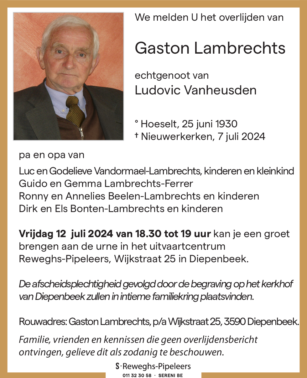 Gaston Lambrechts