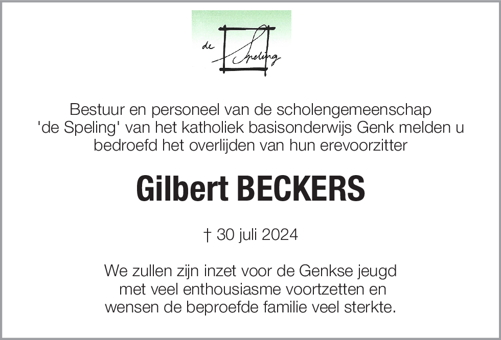 Gilbert Beckers