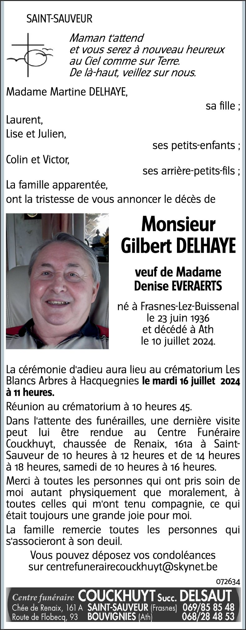 Gilbert DELHAYE