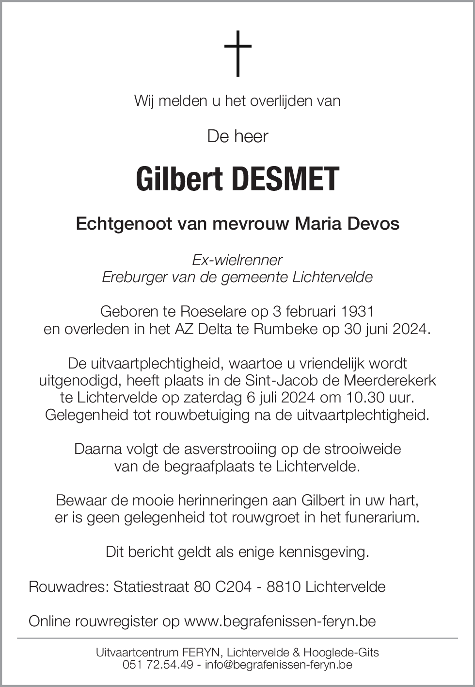 Gilbert Desmet
