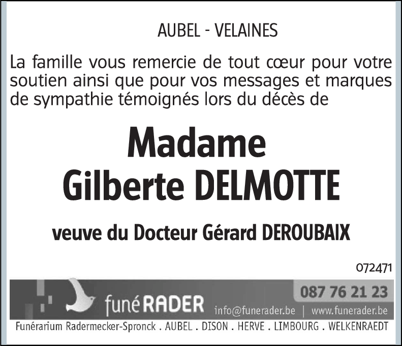 Gilberte DELMOTTE