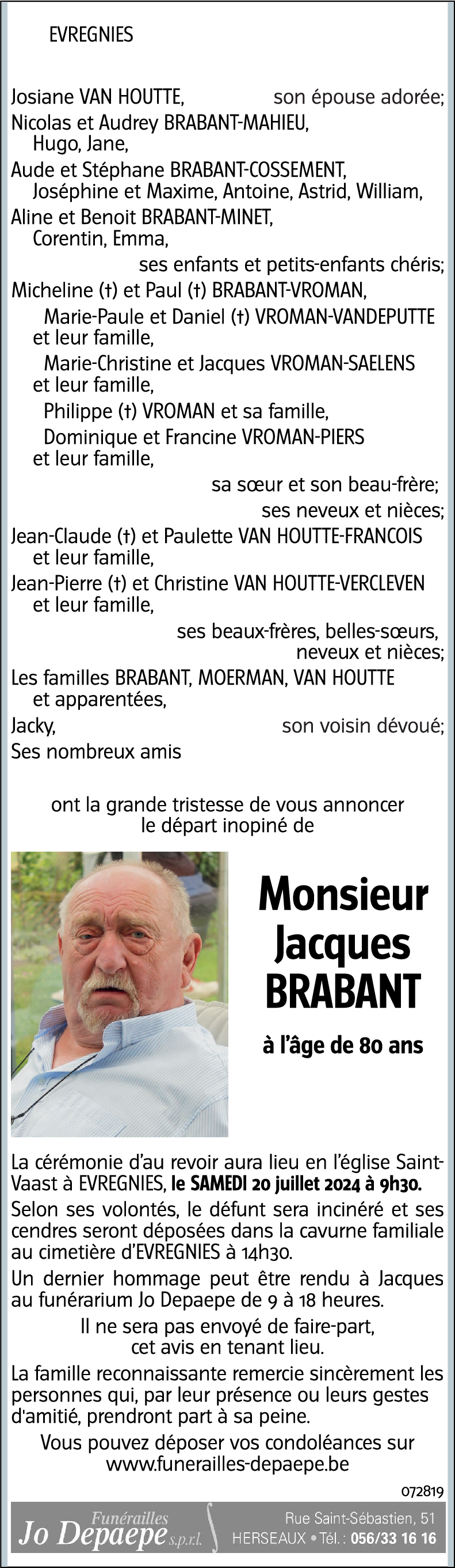 Jacques BRABANT