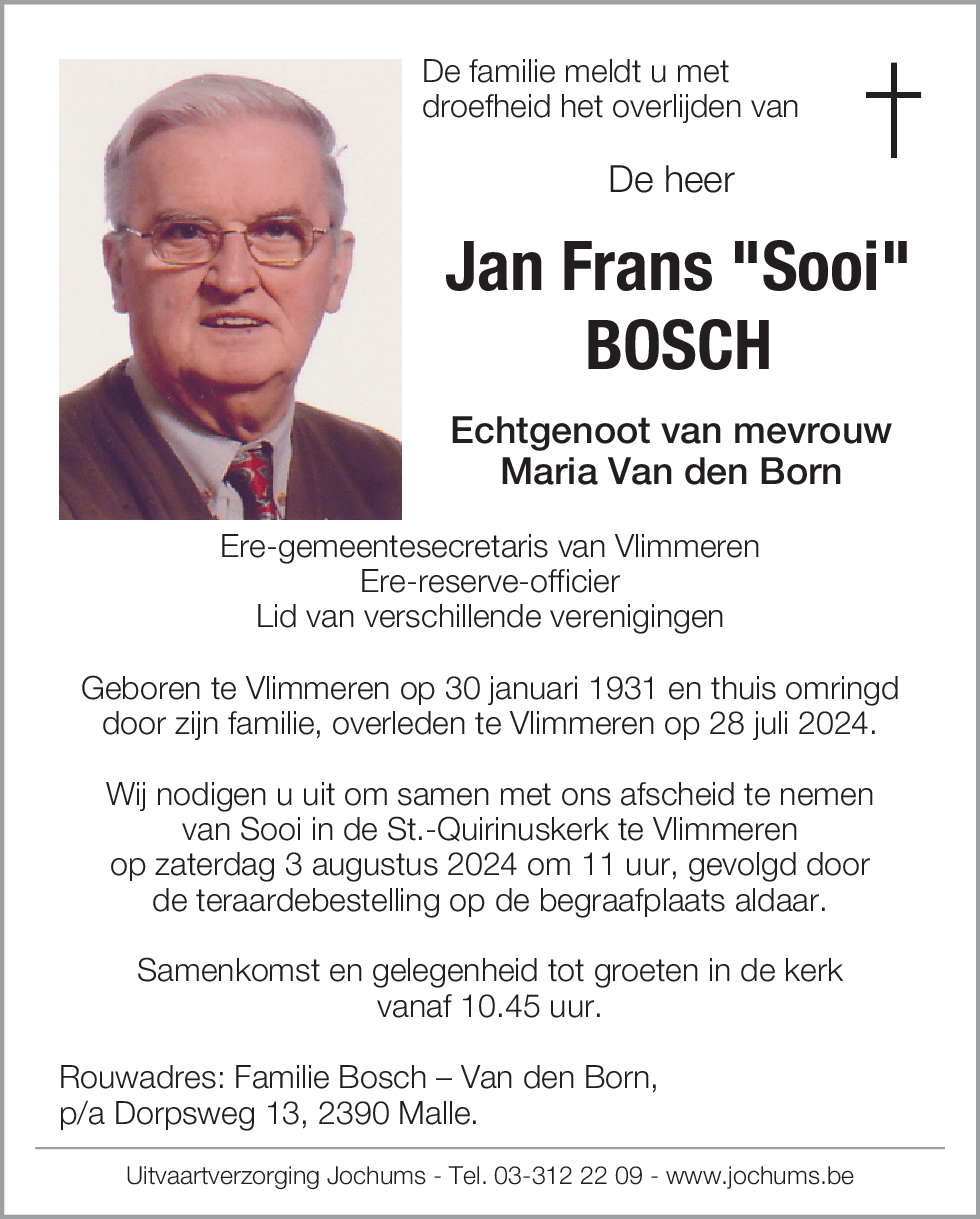 Jan Frans Bosch