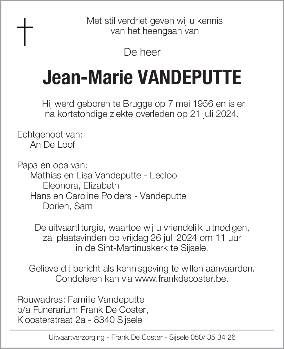 Jean-Marie Vandeputte