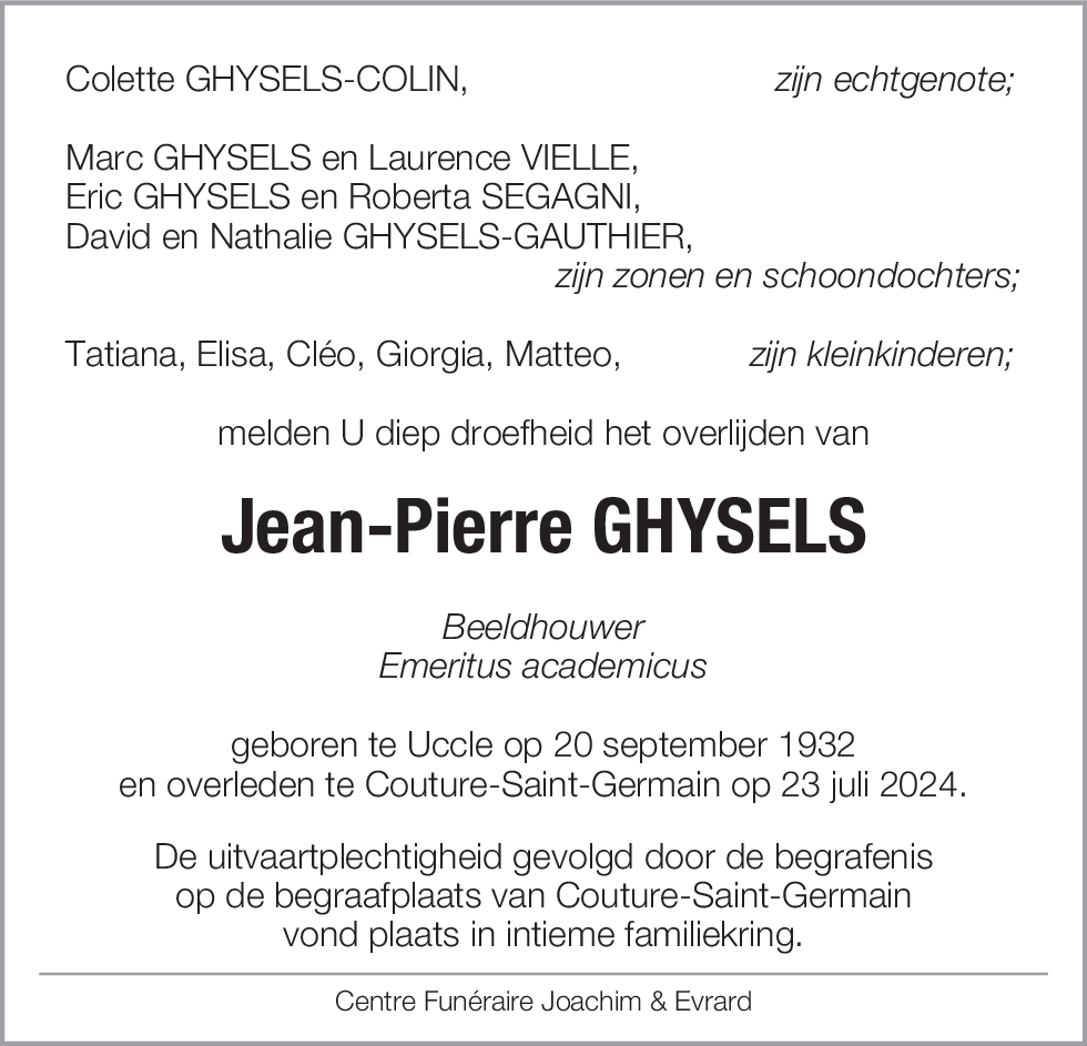 Jean-Pierre Ghysels