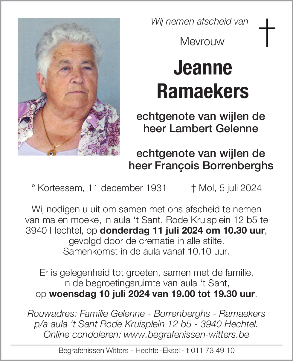 Jeanne Ramaekers