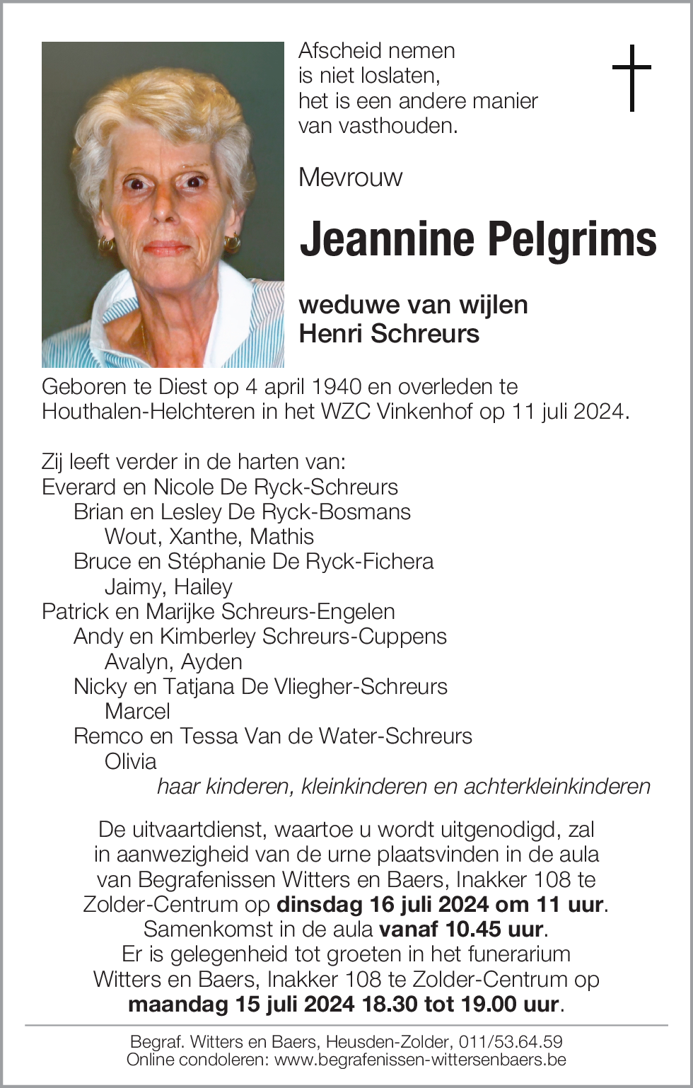 Jeannine Pelgrims