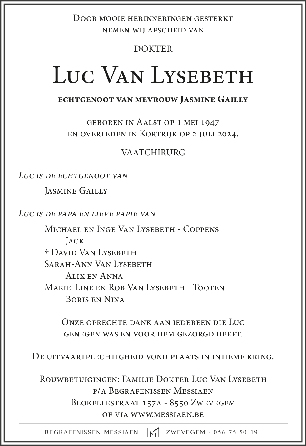 Luc Van Lysebeth