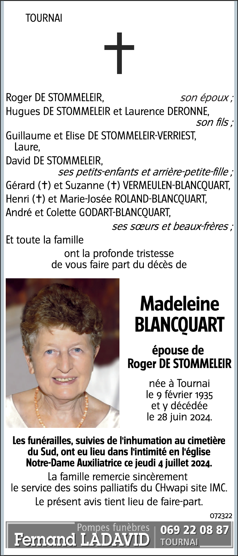 Madeleine BLANCQUART