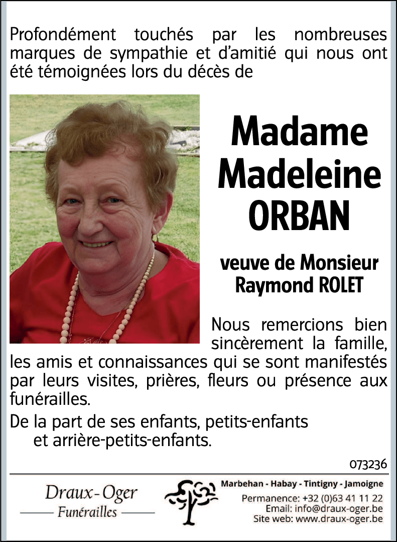 Madeleine ORBAN