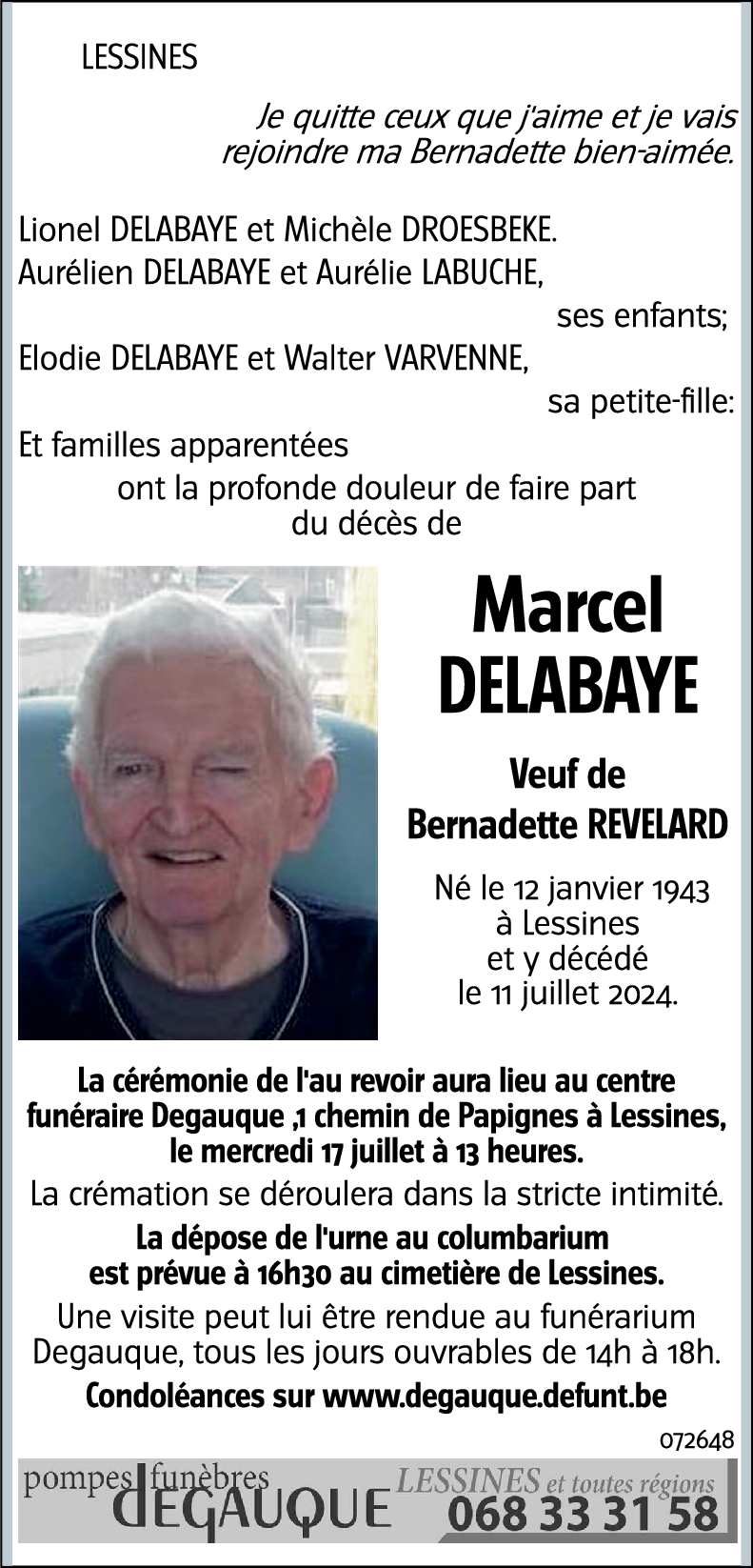 Marcel DELABAYE