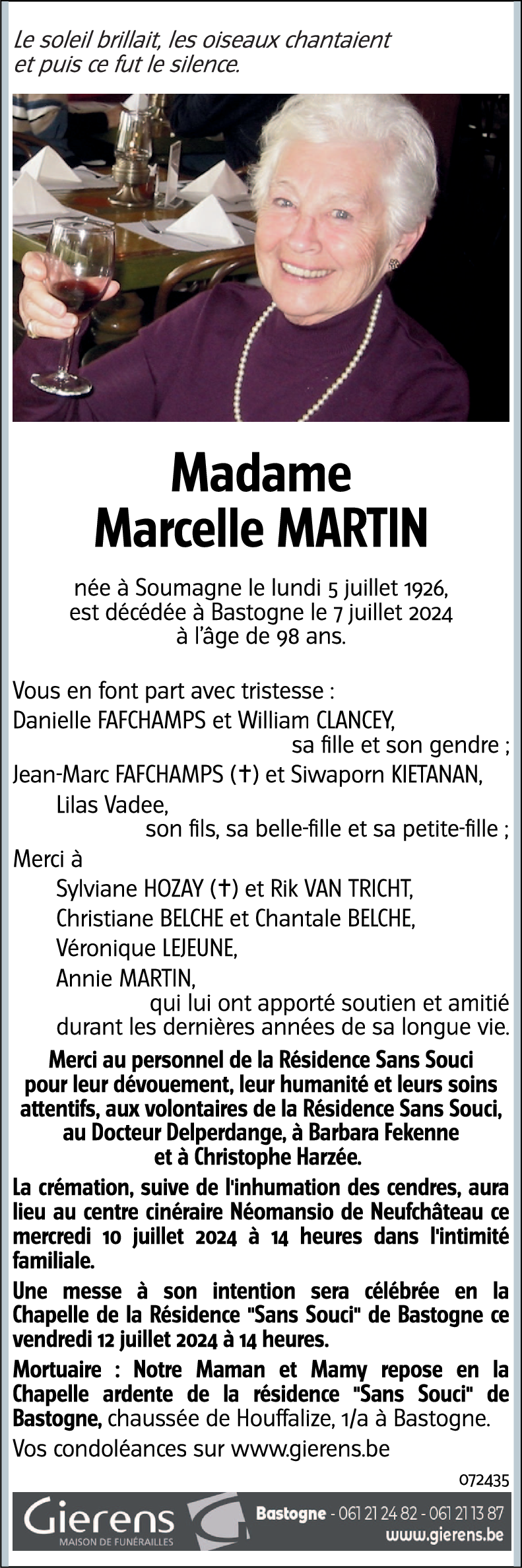 Marcelle MARTIN
