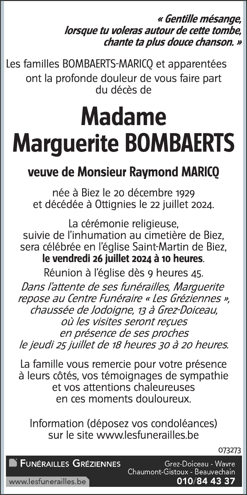 Marguerite BOMBAERTS