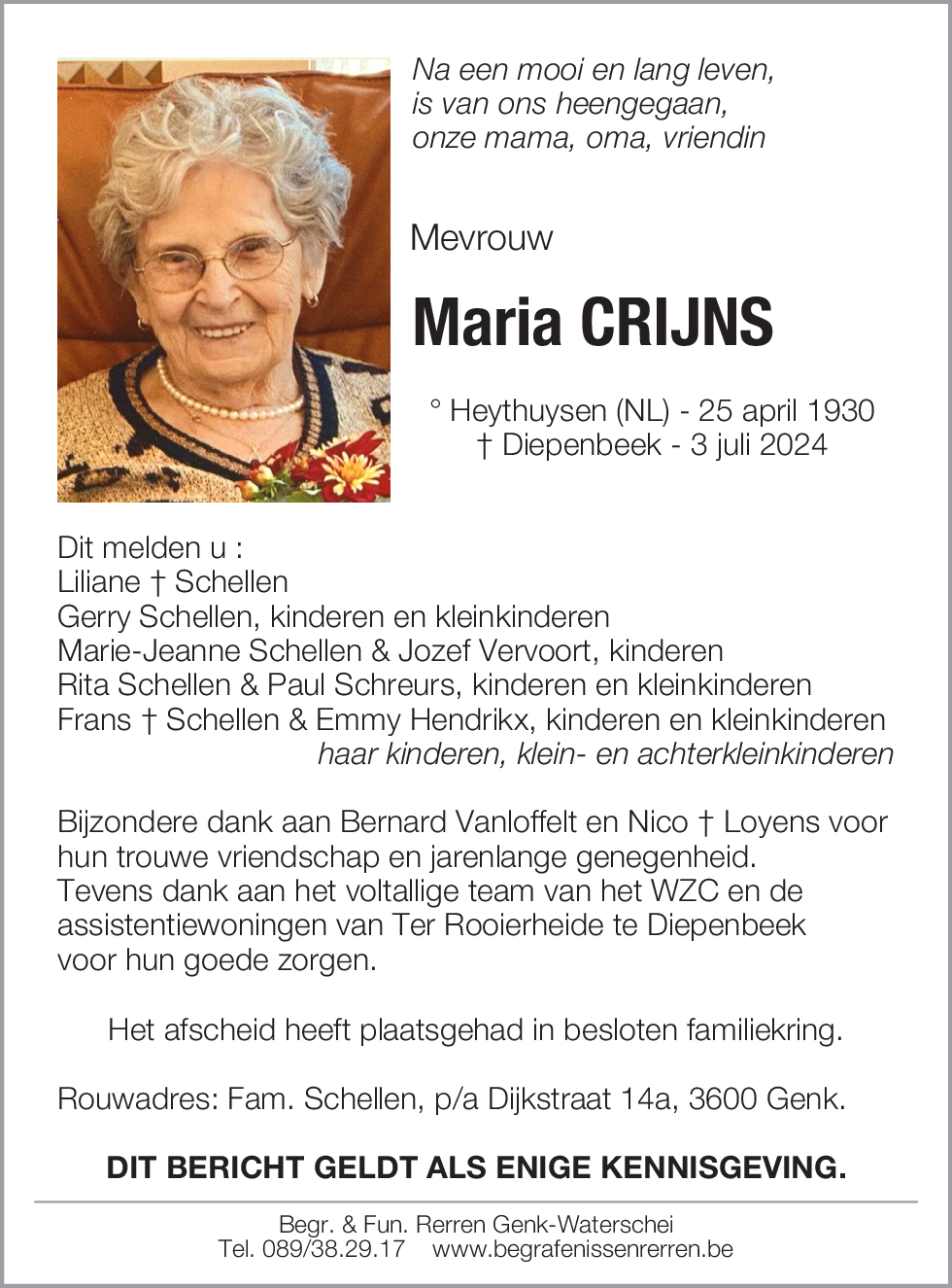 Maria CRIJNS