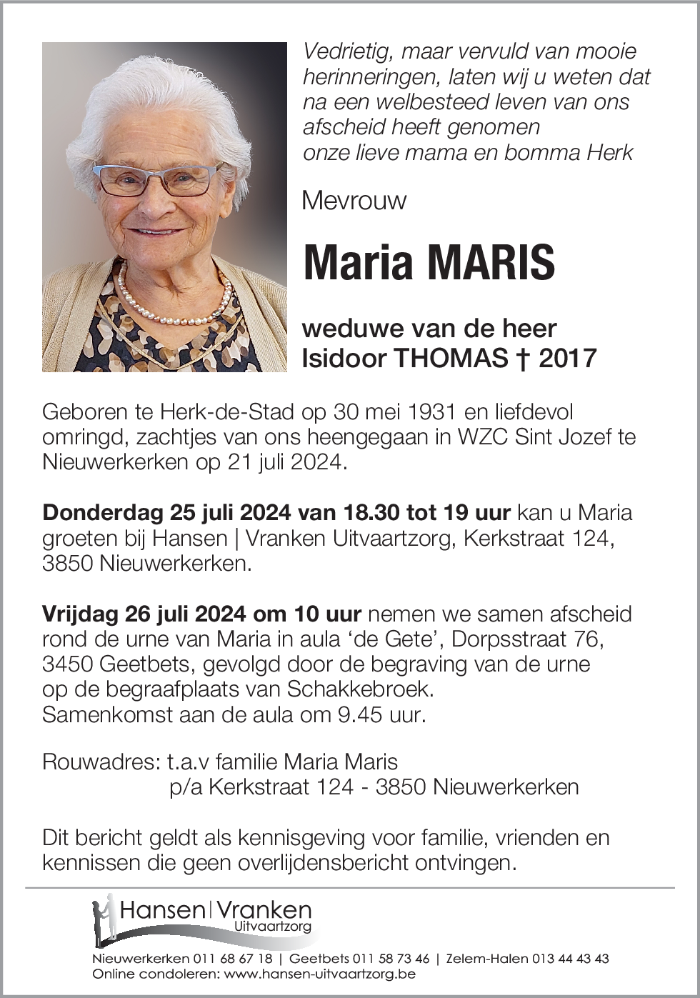 Maria MARIS