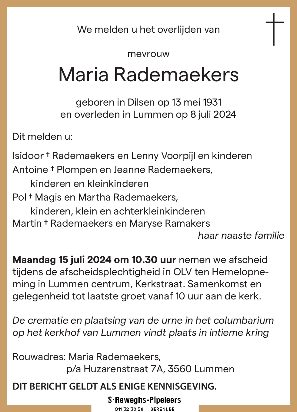 Maria Rademaekers