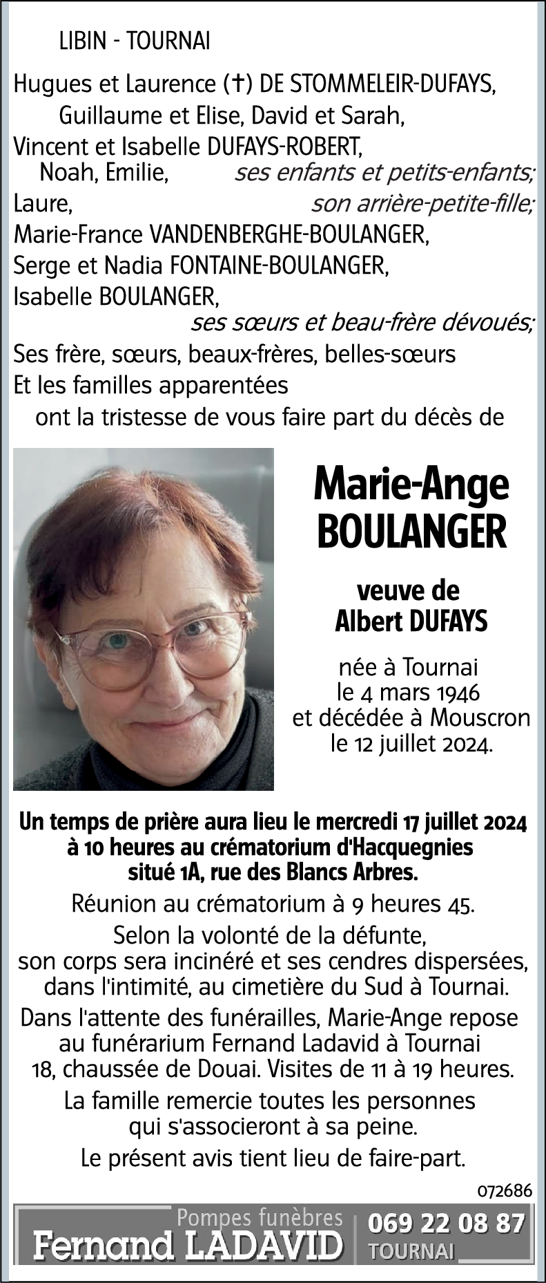 Marie-Ange BOULANGER