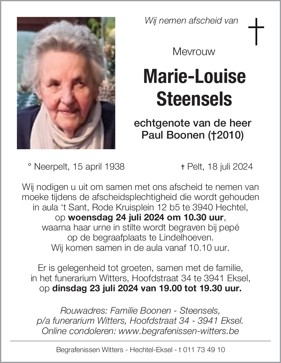 Marie-Louise Steensels