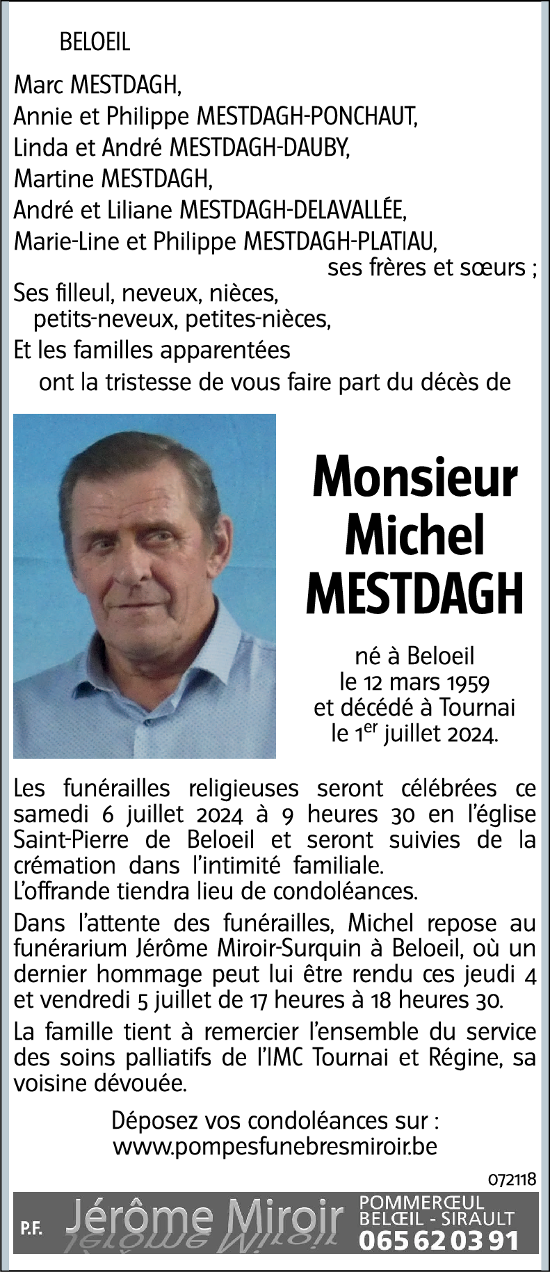 MESTDAGH Michel