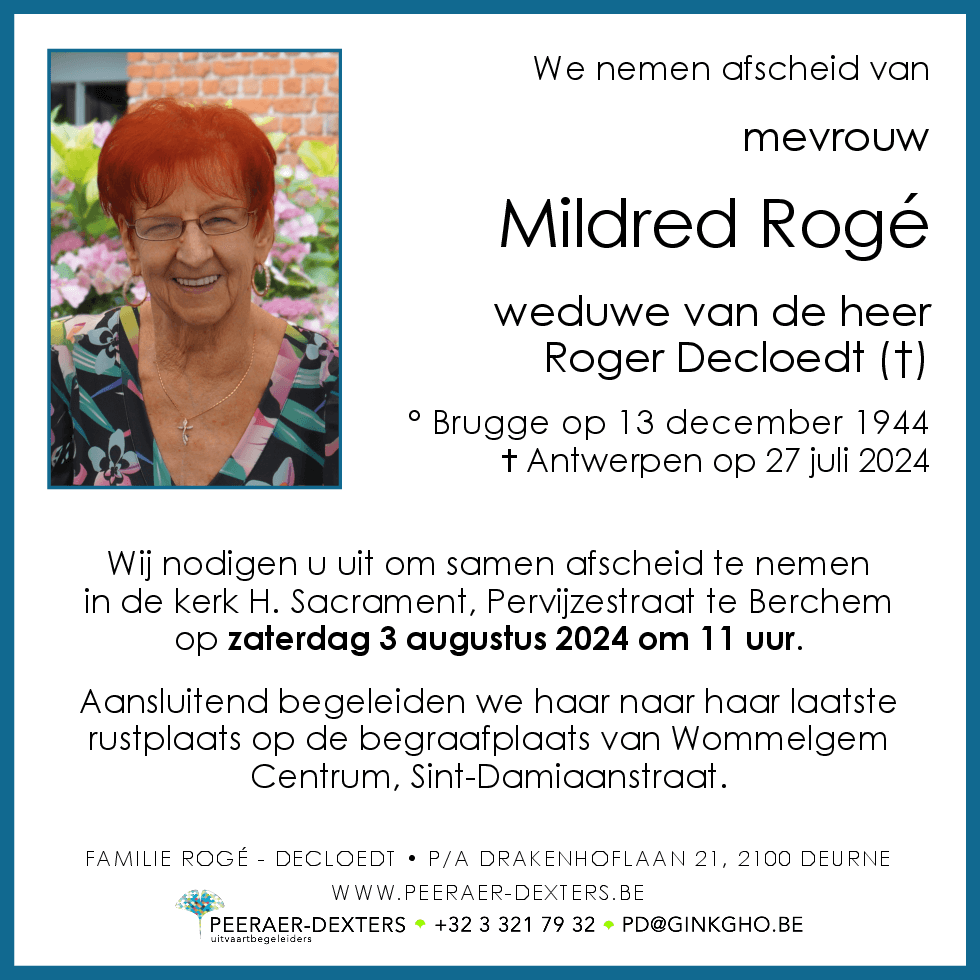 Mildred Rebecca M Rogé