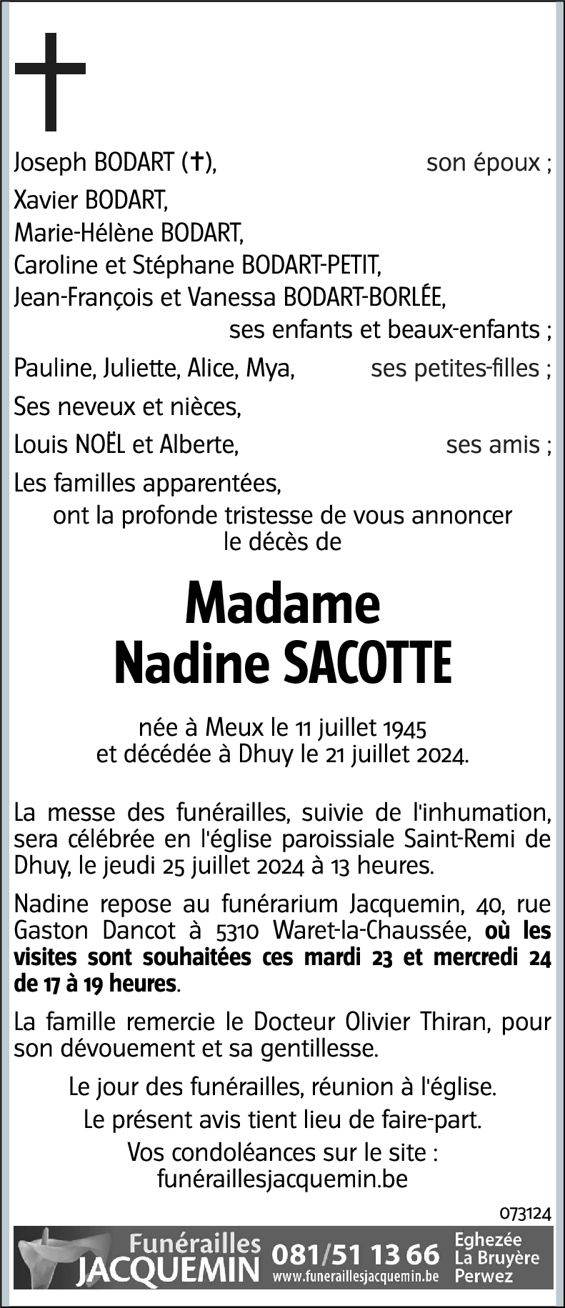 Nadine SACOTTE