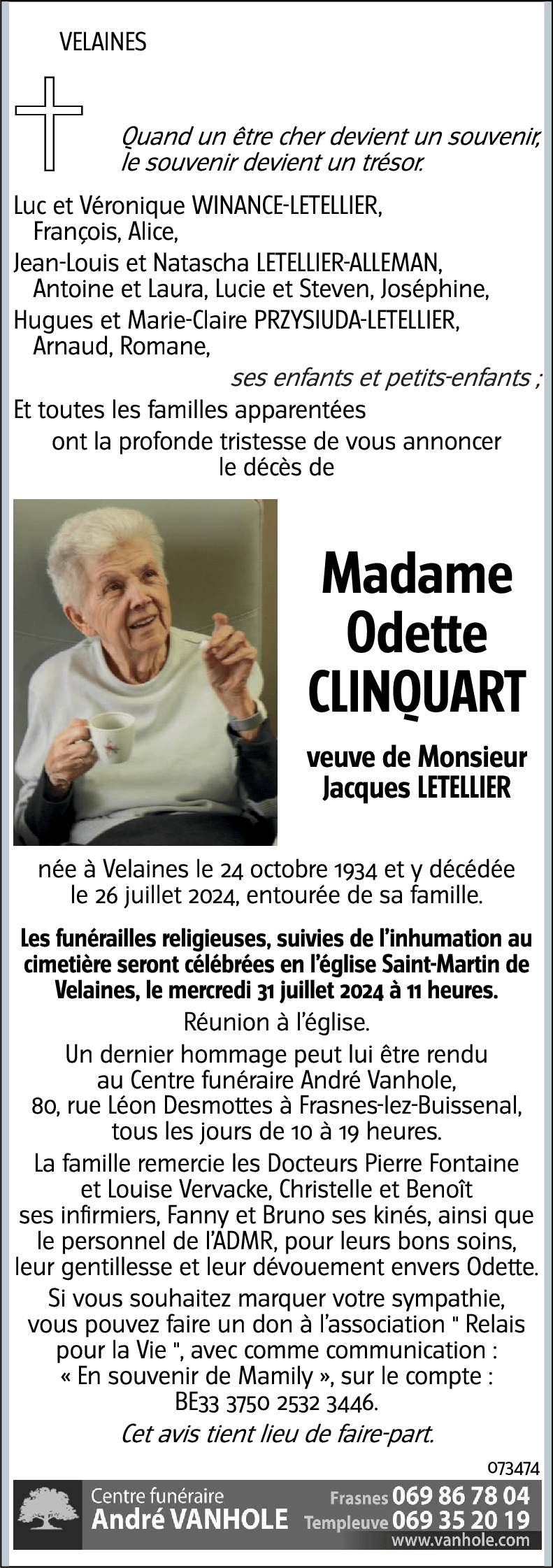 Odette CLINQUART