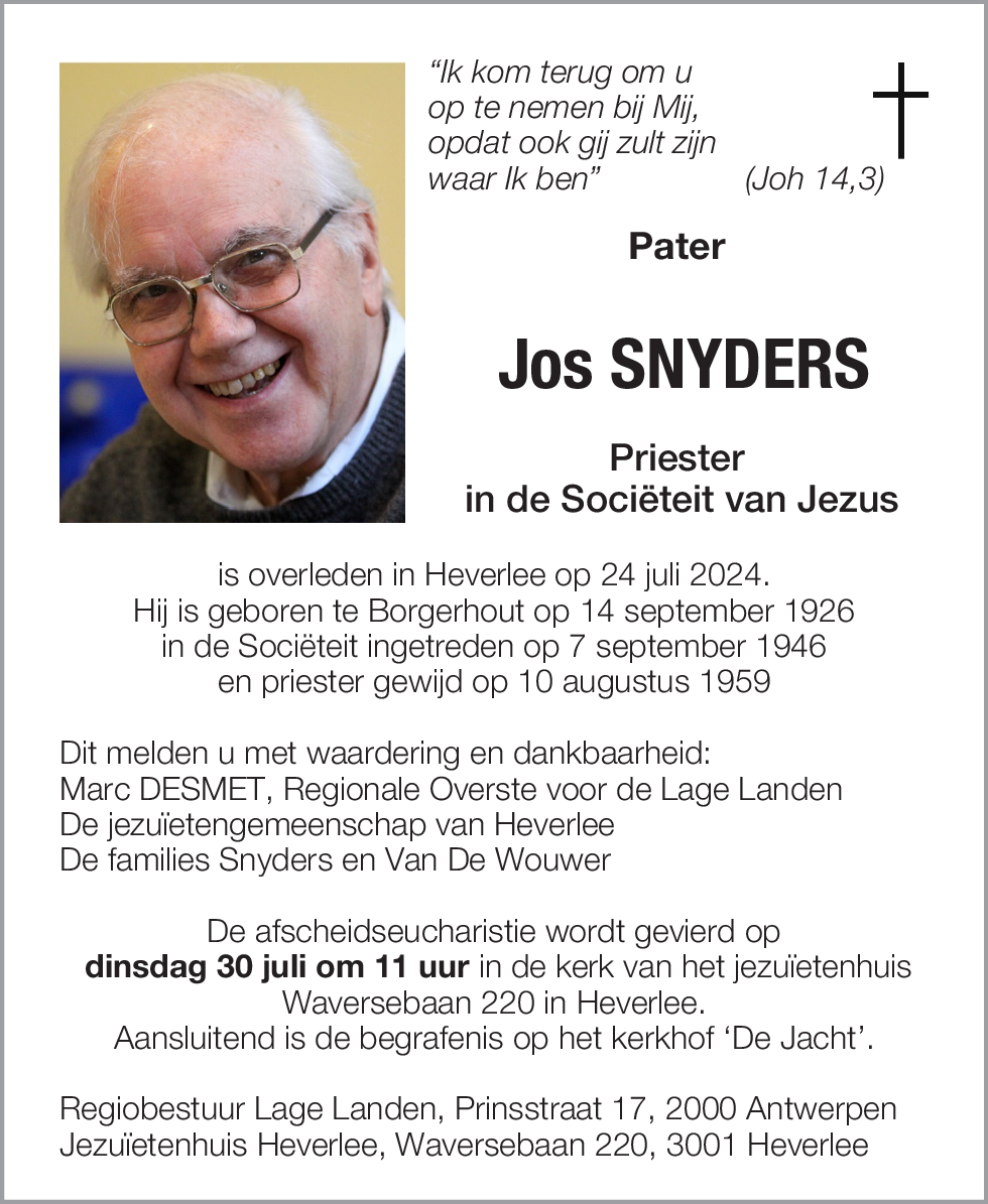 Pater Jos Snyders