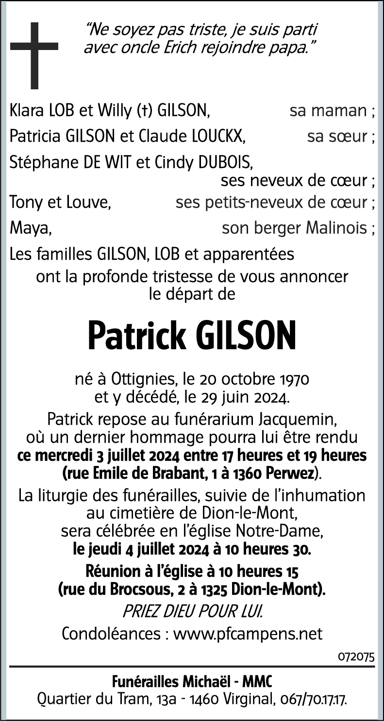 Patrick GILSON
