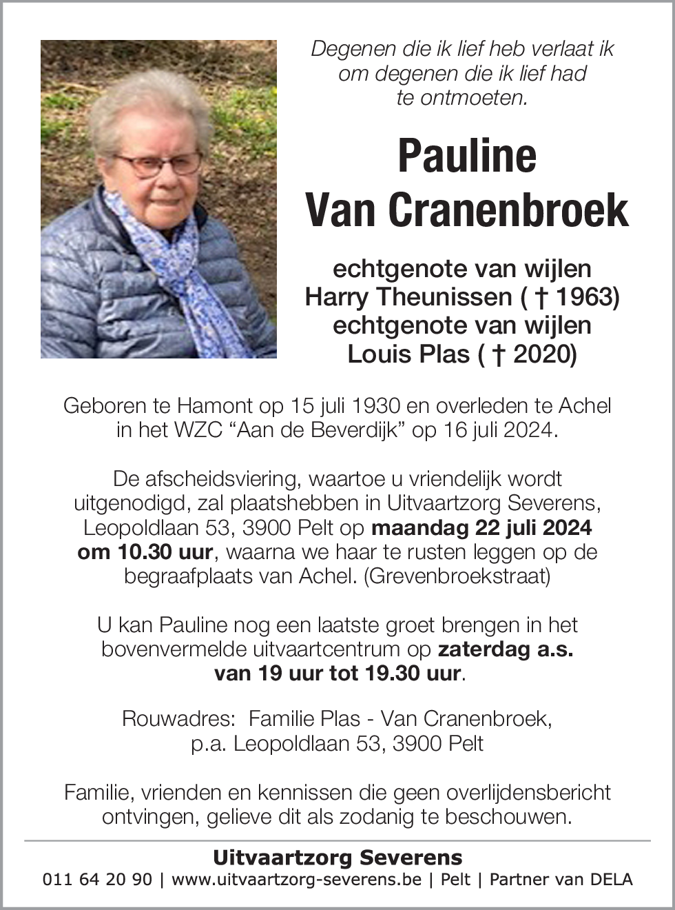 Pauline Van Cranenbroek