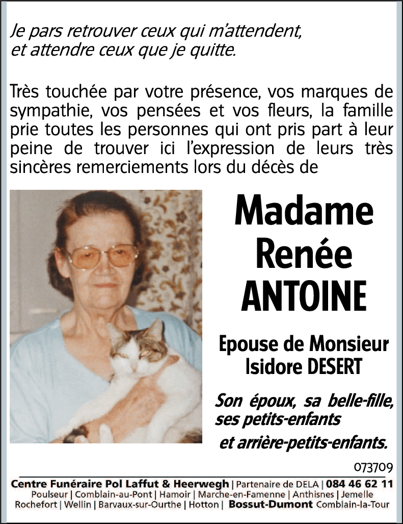 Renée ANTOINE
