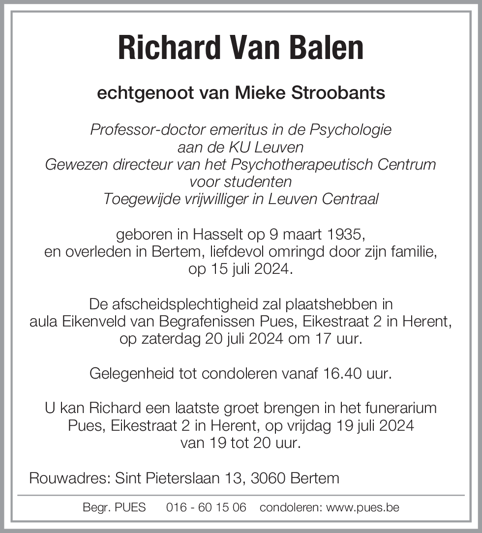 Richard Van Balen