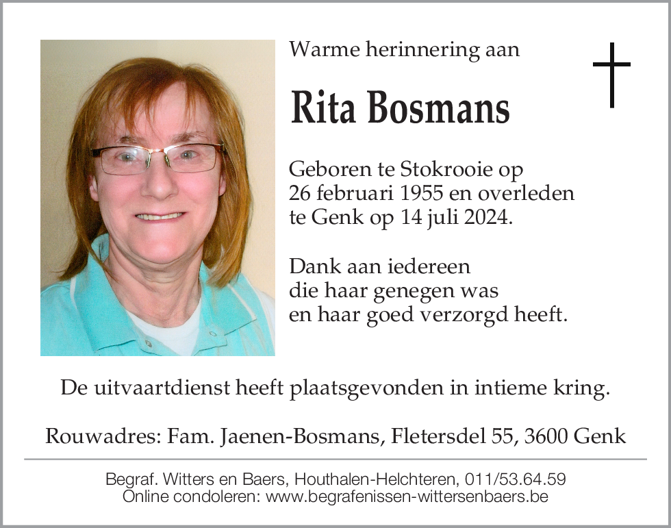 Rita Bosmans