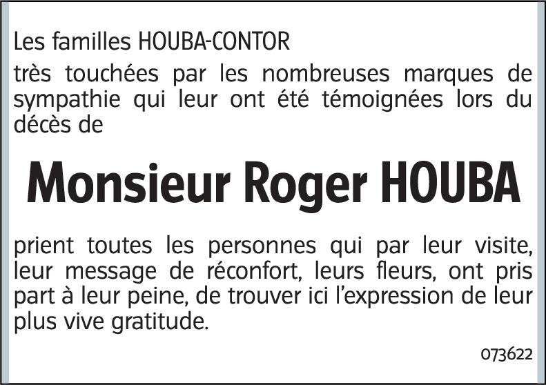 Roger HOUBA