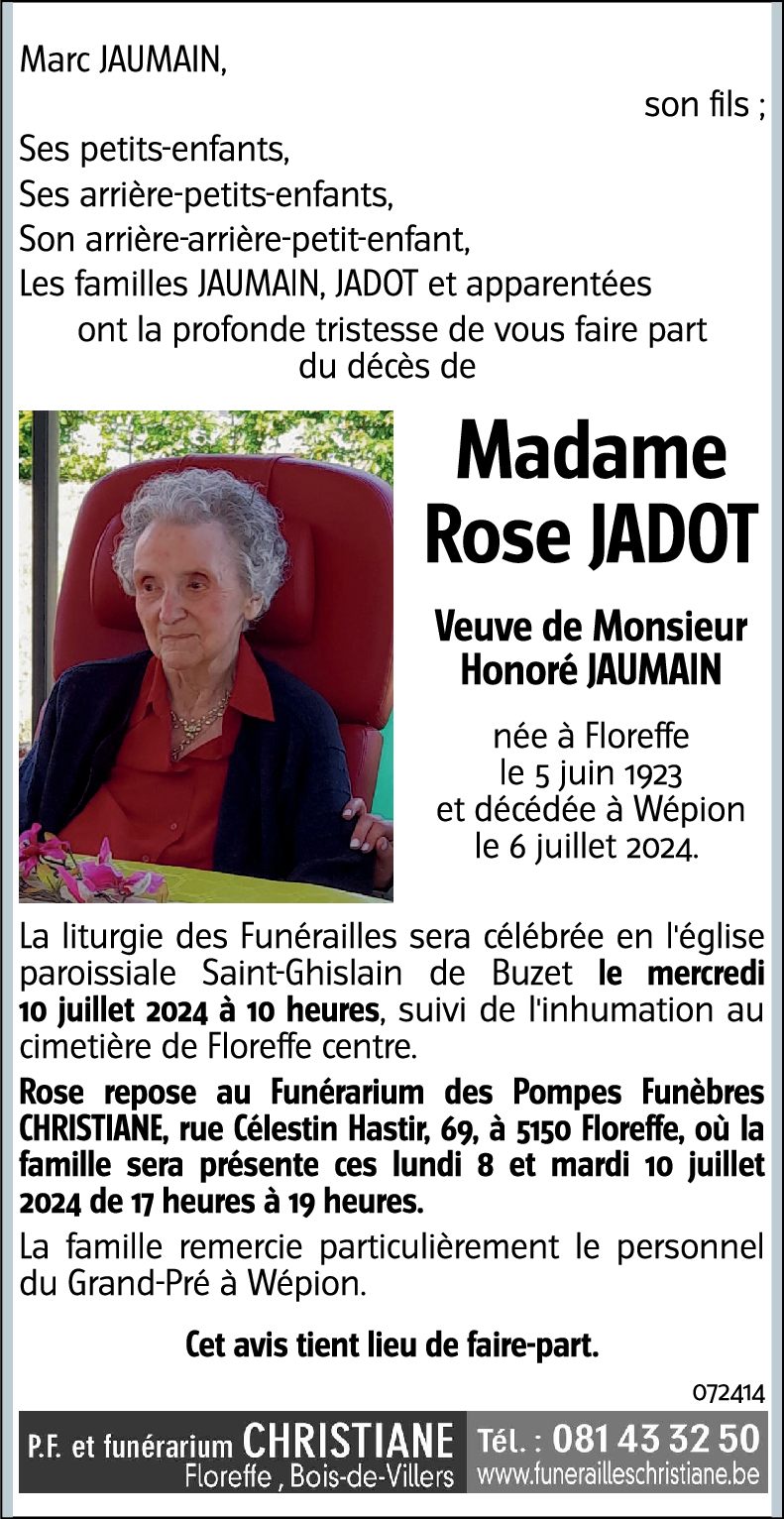 Rose JADOT