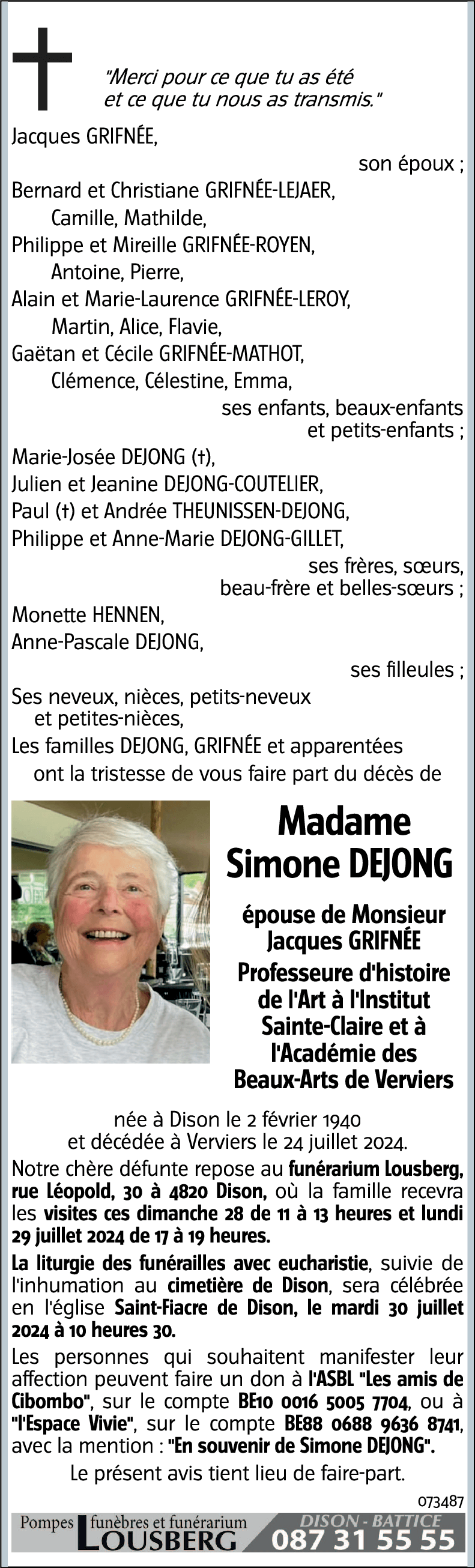 Simone DEJONG