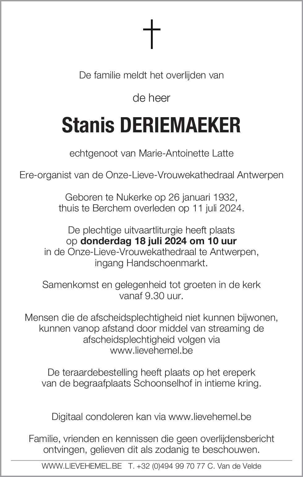 Stanis Deriemaeker