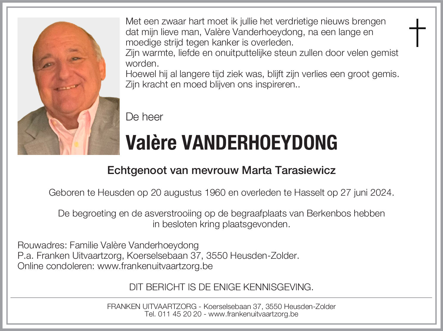 Valère VANDERHOEYDONG