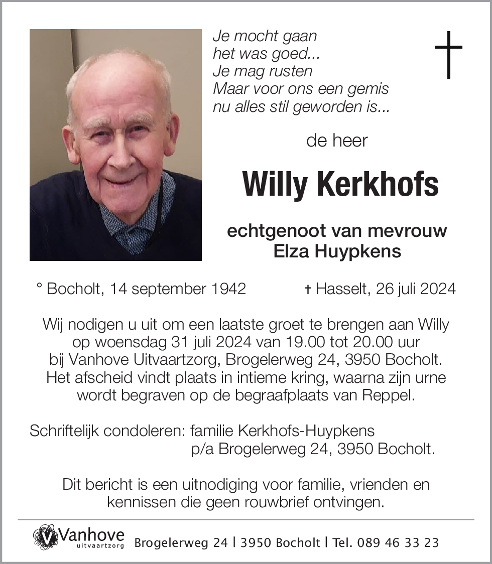 Willy Kerkhofs