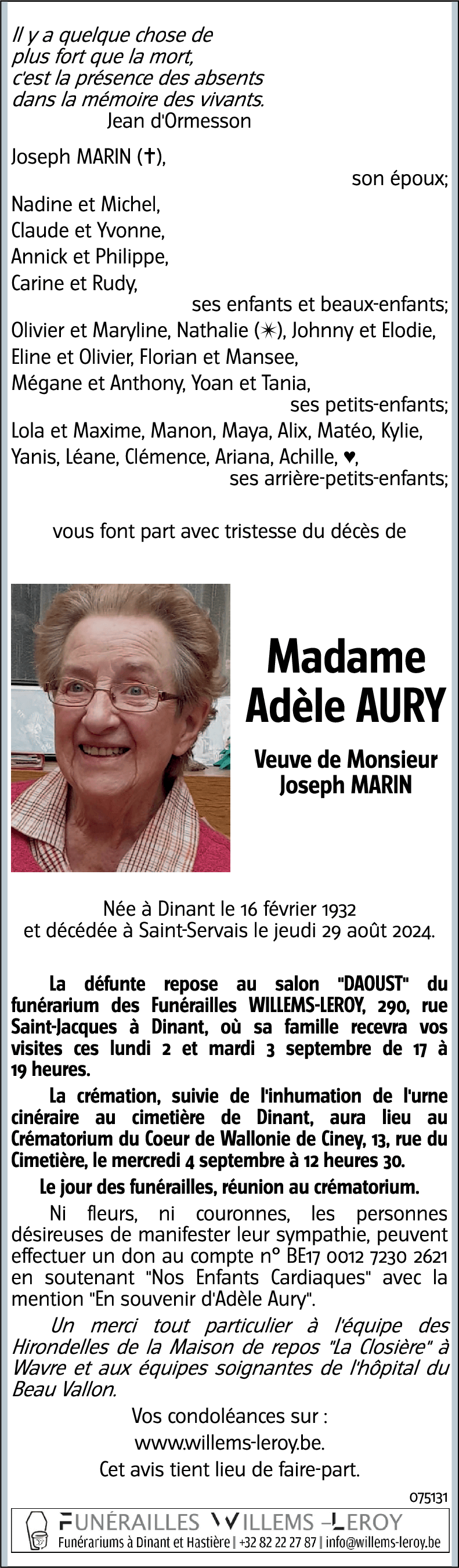 Adèle AURY