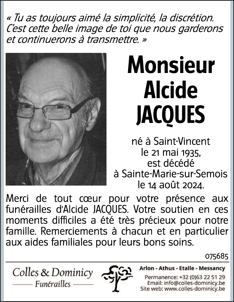 Alcide JACQUES