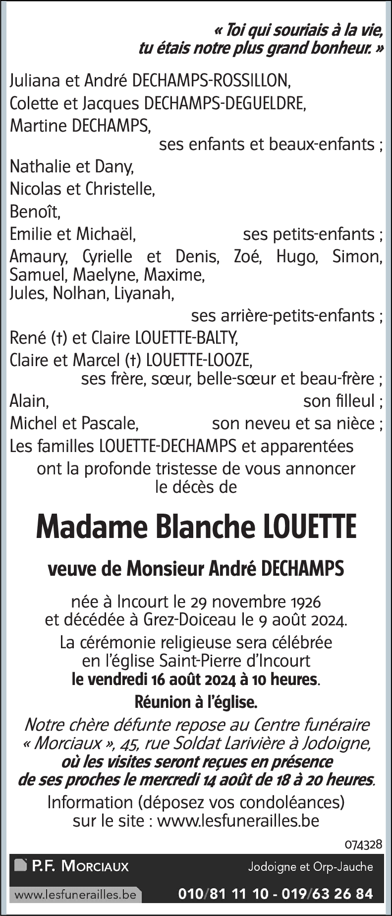 Blanche LOUETTE