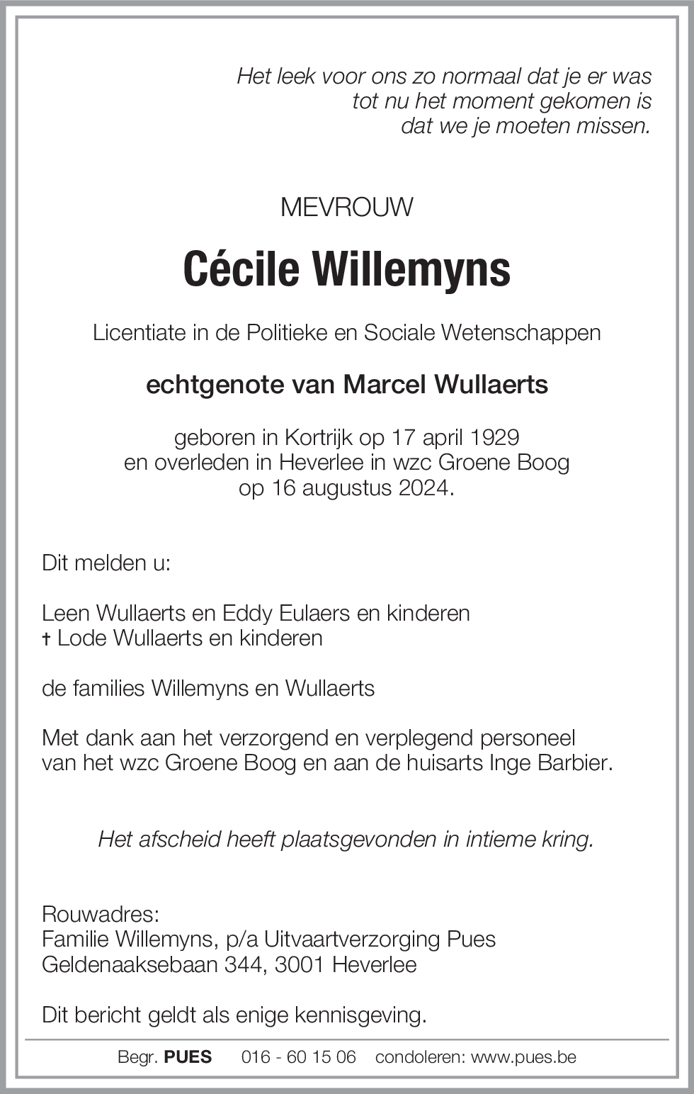 Cécile Willemyns