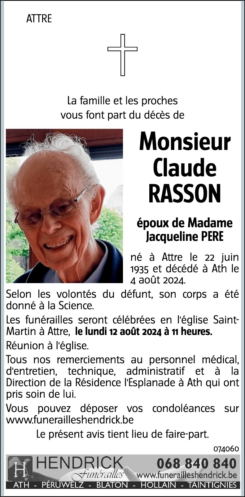 CLAUDE RASSON