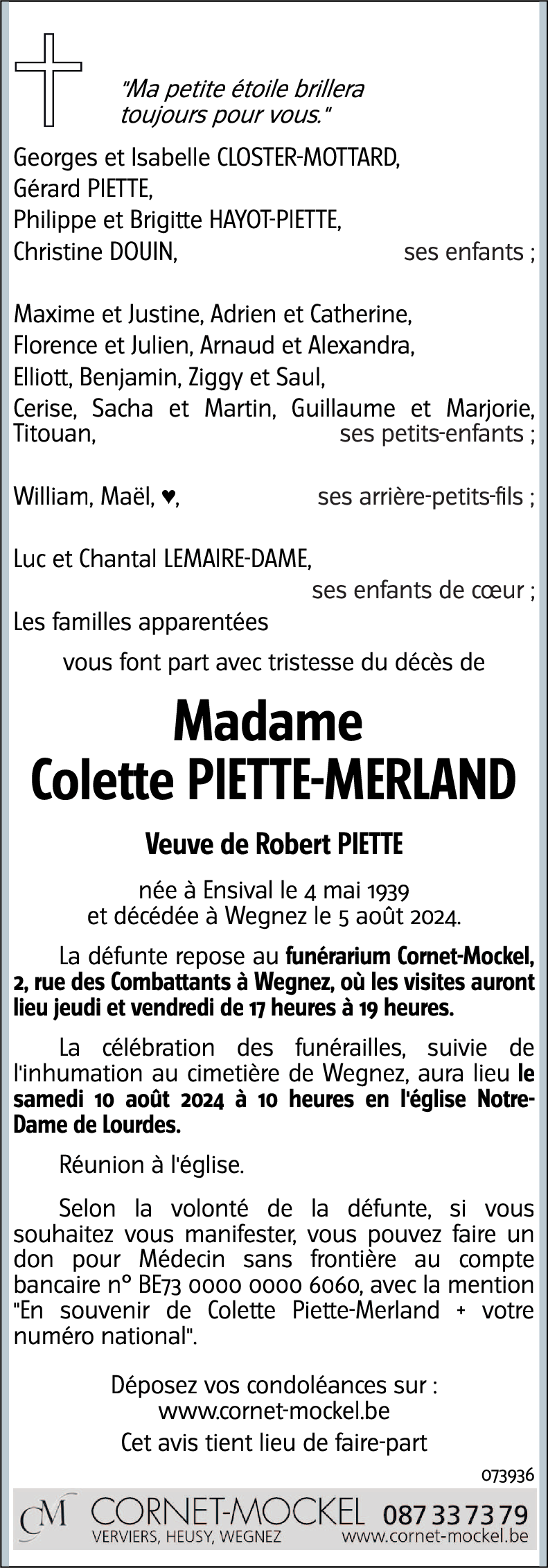 Colette MERLAND