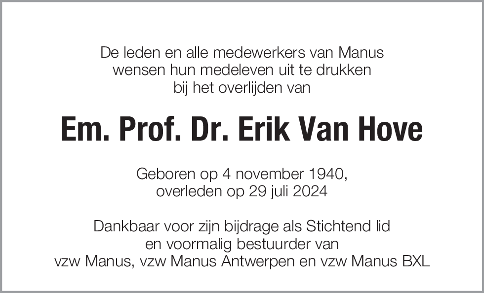 Erik Van Hove