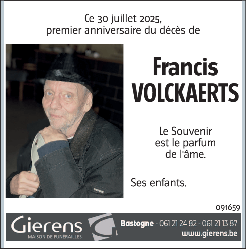 Francis VOLCKAERTS