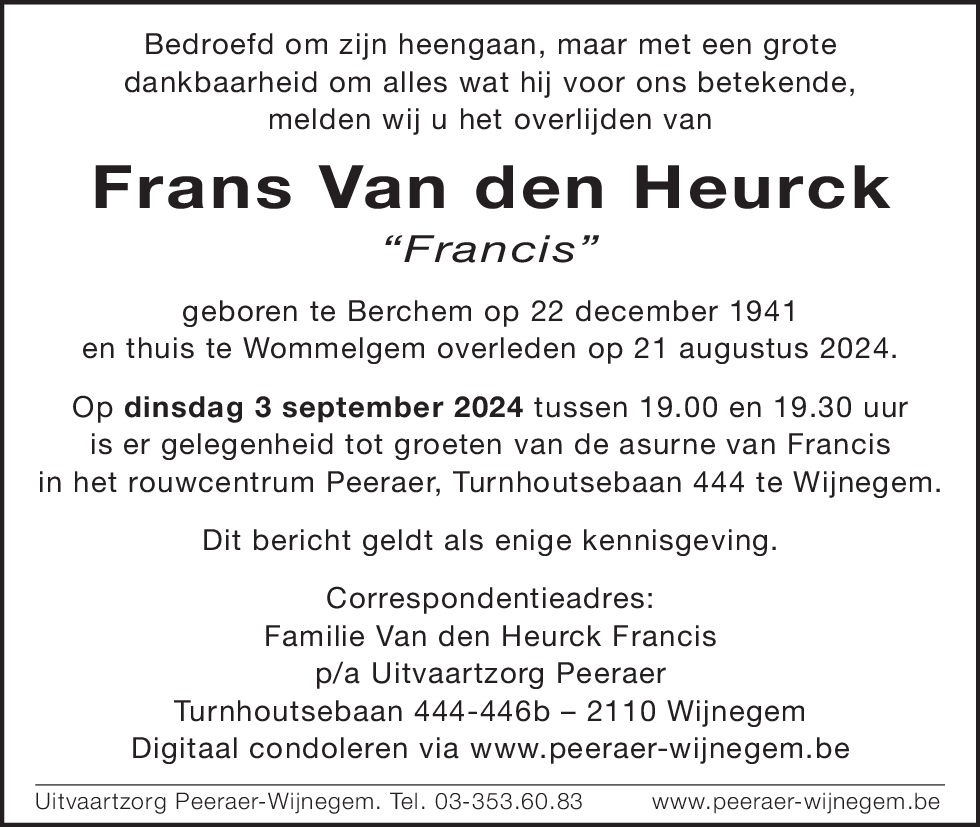 Frans Van den Heurck